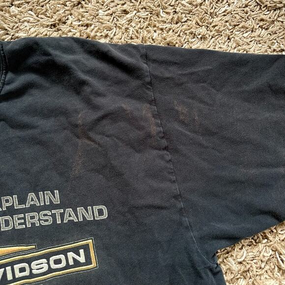 2002 Vintage Harley Davidson Myrtle Beach South Carolina Tee Faded USA Men’s XL - Picture 10 of 11